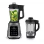 Blender stołowy Tefal BL985A31 — 1300 W, szklany dzbanek 1,75 L + dzbanek Tritan 2 L, 6-skrzydłowe ostrza ze stali nierdzewnej Trip'Ax, blendowanie próżniowe