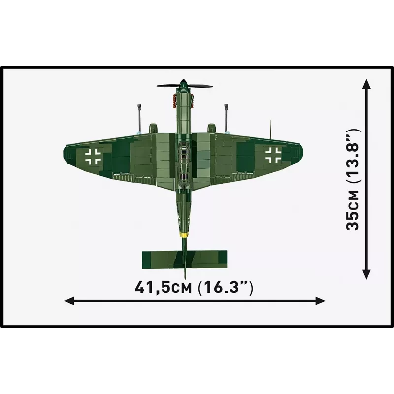 Zestaw konstrukcyjny Cobi Blocks Junkers JU 87G-2 Stuka 571 szt. model do składania