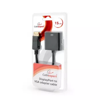 Adapter DisplayPort na VGA czarny