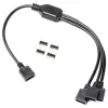 Kabel rozdzielający EK Loop D-RGB 3-Way