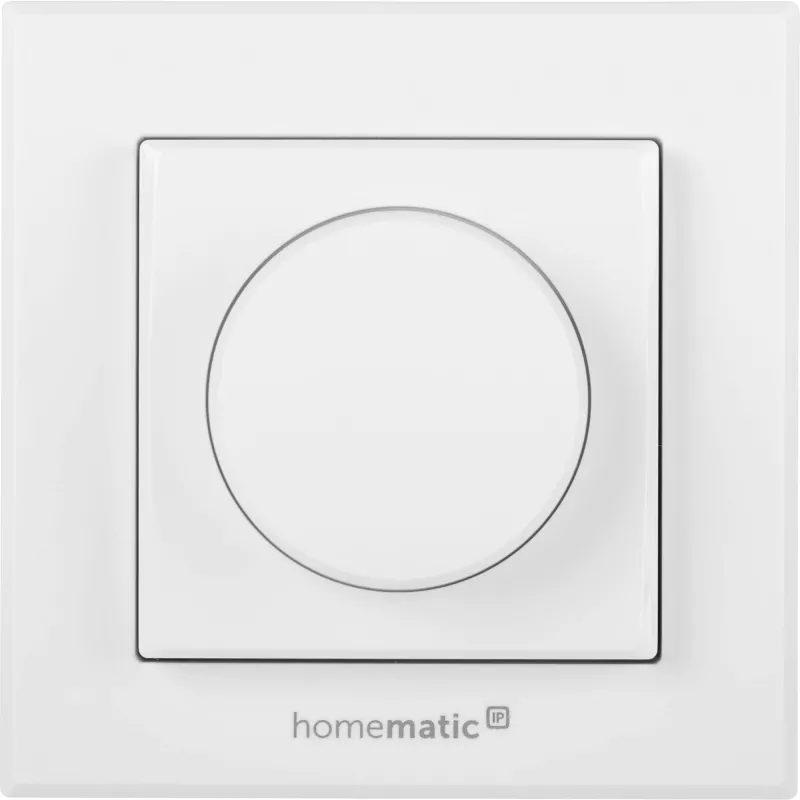 Włącznik światła obrotowy Homematic IP HMIP-WRCR biały 55x55x27 mm