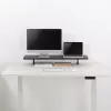 Półka pod monitor na biurko Ergooffice.eu ER-409, montaż śrubowy, pasuje do 13–32 cali, maks. obciążenie 20 kg
