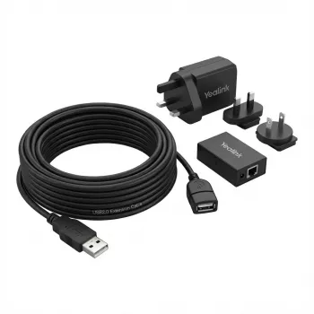 Przedłużacz USB Yealink USB2-EXT-10M z zasilaczem, długość 10 m