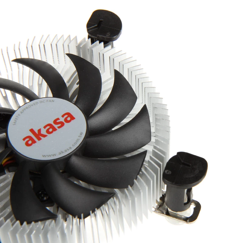 Cooler Akasa AK-CC7122BP01 Processor Cooling System 7.5 cm Aluminium niebieski