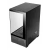 Mini Tower obudowa PC TACENS Mars Gaming MC-SE2 — Mini-ITX / Micro-ATX, czarna, okno boczne, zasilacz na dole, obsługa 2x2.5 cala + 1x3.5 cala