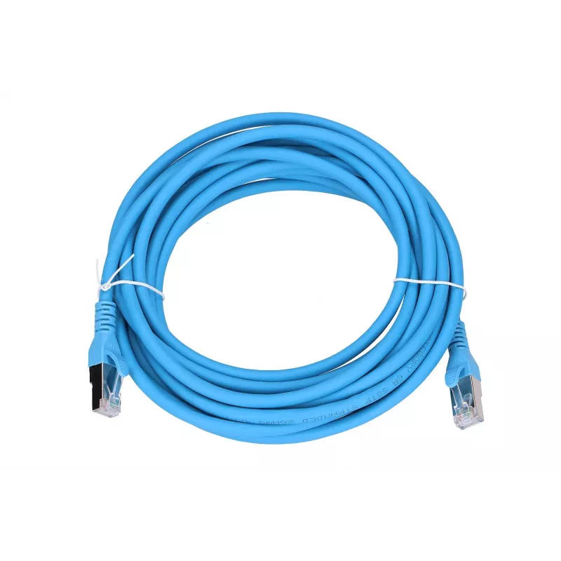 Kabel sieciowy Extralink LAN Patchcord Kat.6A RJ-45 Cat6a 5m Niebieski