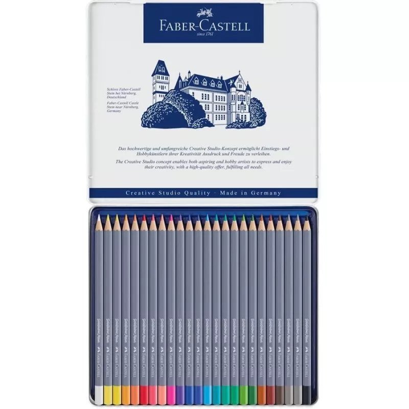 Kolorowe kredki Faber-Castell Goldfaber Aqua 24 szt.