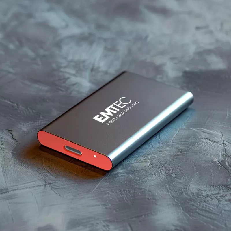 Emtec X210 ELITE 2 TB USB Type-C 3.2 Gen 2 (3.1 Gen 2) Czarny, Czerwony
