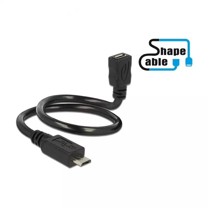 Kabel USB DeLOCK 0,35 m 2xUSB2.0 Micro-B