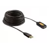 Kabel USB DeLOCK 82446 USB 2.0 10 m Czarny