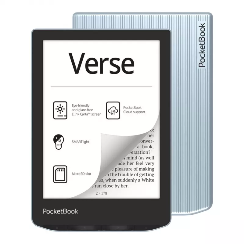 Czytnik PocketBook Verse (629) jasnoniebieski