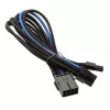 Kabel SilverStone PCI-8-Pin na PCIe-6+2-Pin, 250 mm - czarny/niebieski
