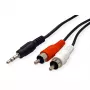 Kabel 3,5 mm/2x RCA (M) ROLINE 11.09.4349 10 m