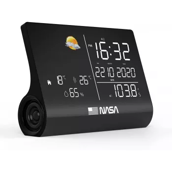 Stacja pogodowa/głośnik BT Nasa WSP1300 Czarny