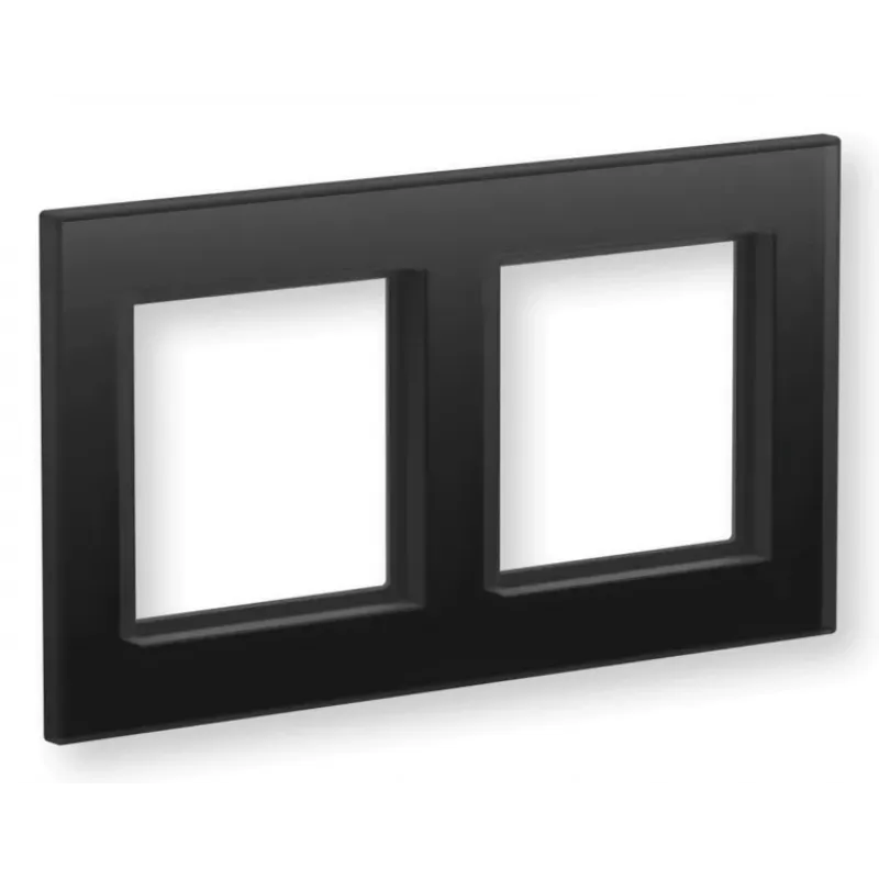 eQ-3 Homematic IP ramka szklana 2-krotna, czarna (162149A1)