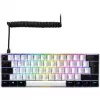 SKILLER SGK50 S4, Gaming Keyboard White/black, PT-Layout, Kailh Red