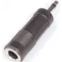 e+p GS 9 adapter złącza 3,5 mm Mono (M) na 6,35 mm Mono (F) czarny