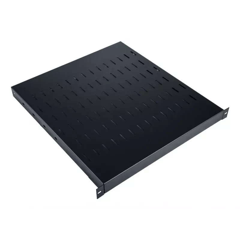 Półka Digitus TN-19-5/9-1U-W-BK Stal Czarny 19 cali 500mm Głębokość