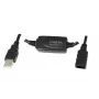 Kabel USB LogiLink 15M USB 2.0 M/F czarny