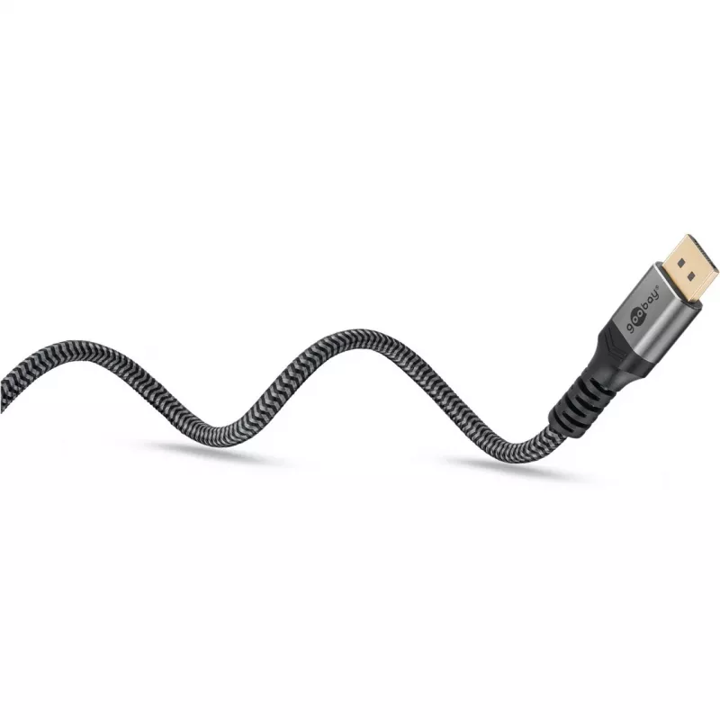 Goobay 65268 Przejściówka kabel wideo 1 m DisplayPort HDMI Szary (65268)