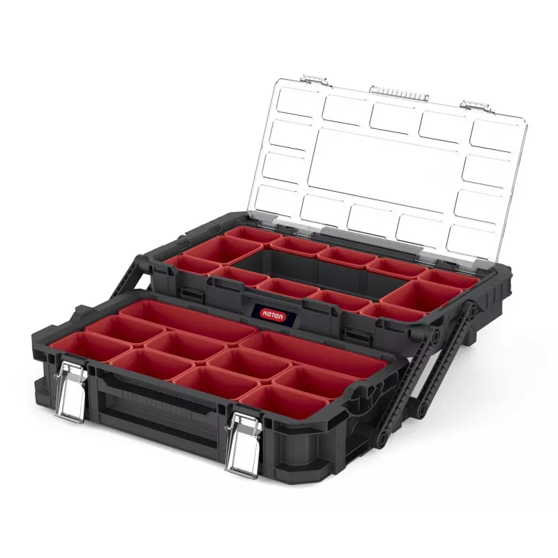 Keter Organizer Connect Cantilever 22 14L /Czarny/ czerwony