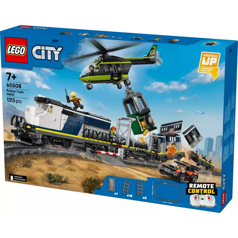 Bricks City 60508 Napad na pociąg policyjny
