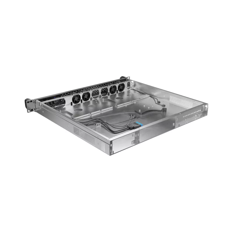 Obudowa Rack Lanberg SC01-4201-10B 1U Czarna 4 Wentylatory