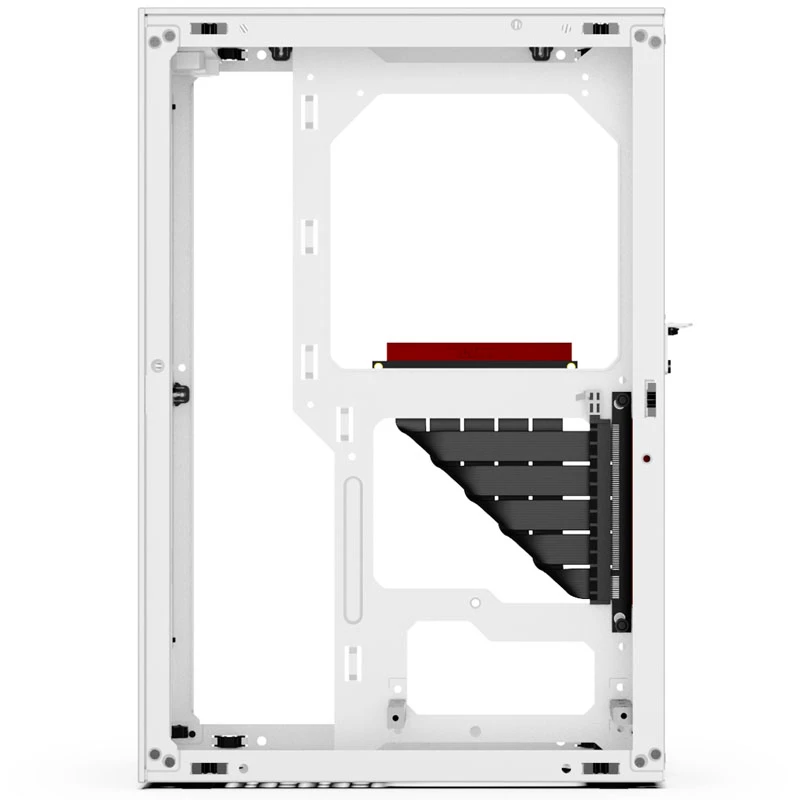 Obudowa komputerowa SSUPD Meshlicious Full Mesh PCIE 4.0 Edition Mini-ITX - Biała