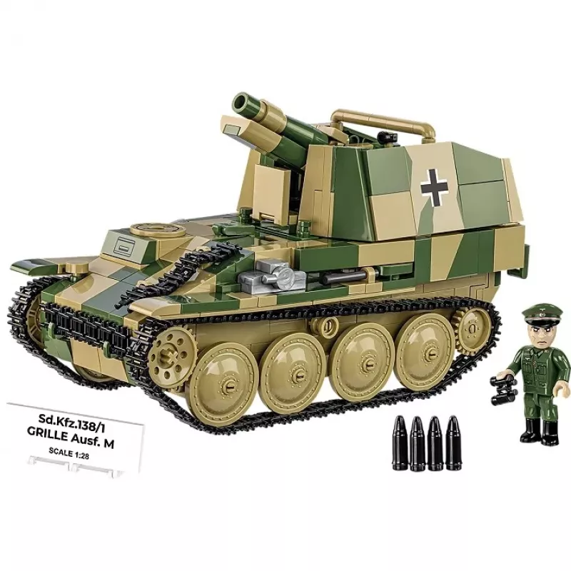 Zestaw konstrukcyjny model Cobi SD.KFZ.138/1 Grille, 720 elementów, model do ekspozycji