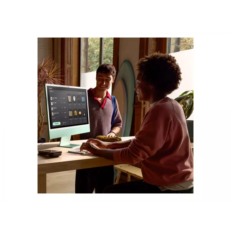 iMac 24 cali: M4 10/10, 16 GB, 512 GB SSD - Zielony