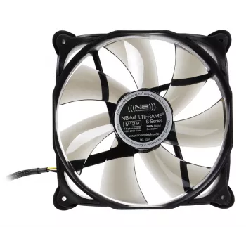 NoiseBlocker Multiframe M12-P Wentylator do obudowy komputera 120 mm, 2000 RPM, 133 m³/h, 4,5 V, czarny