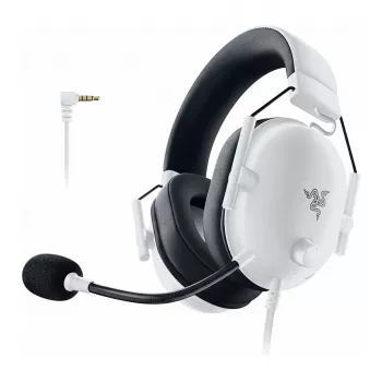 CzarnyShark V3 X Hyperspeed dla PlayStation, słuchawki gamingowe białe, klucz sprzętowy 2,4 GHz, Bluetooth, USB