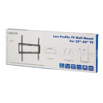 Uchwyt TV LogiLink BP0009 139,7 cm (55 cali) Czarny