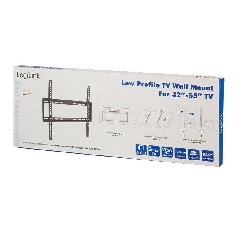 Uchwyt TV LogiLink BP0009 139,7 cm (55 cali) Czarny