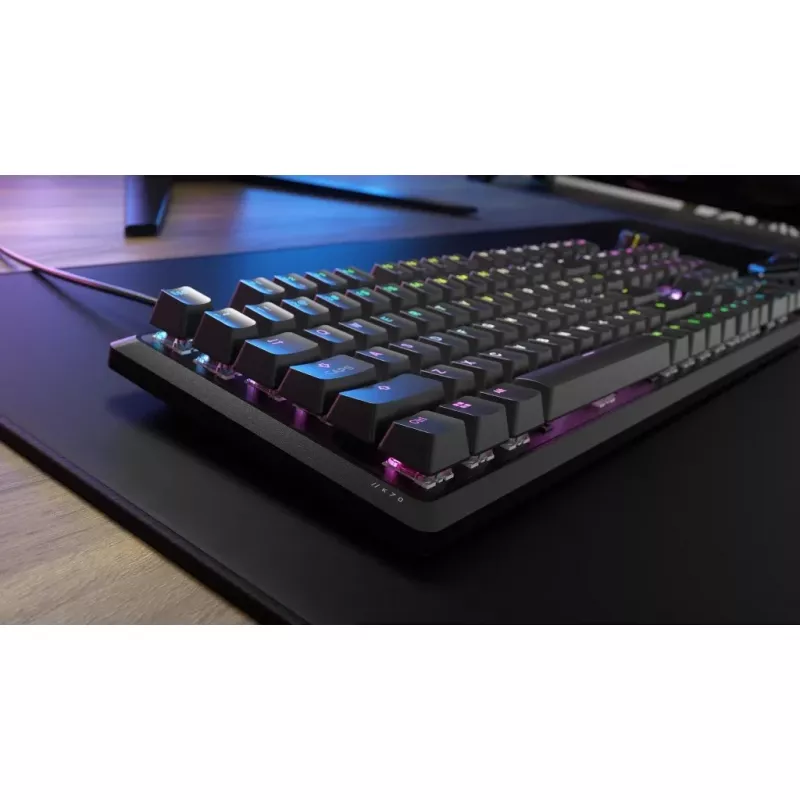 Klawiatura gamingowa Corsair K70 USB czarna mechaniczna pełnowymiarowa 104 klawisze