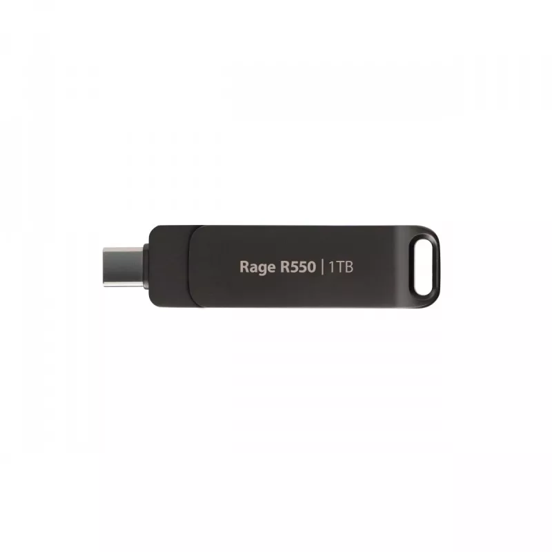 Pendrive PATRIOT Rage R550 1TB 100 MB/S USB A+C Swivel Design (PE1TR550DSAD) Czarny