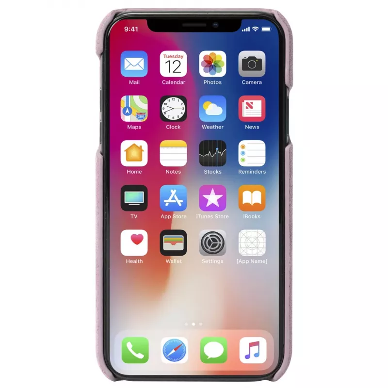 Cover Krusell Broby iPhone XS Max 16.5 cm różowy