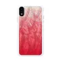Etui na smartfona iKins do iPhone XR — różowe lake i białe
