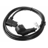 Kabel zasilający LANBERG CA-C13C-12CC-0018-BK, 2 m, złącze C13 do CEE7/7, czarny, kątowe C13