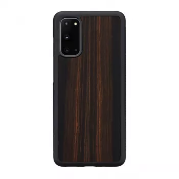 etui na smartfona Man and Wood Galaxy S20 ebony Czarny — etui ochronne na Samsung Galaxy S20