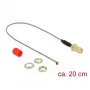 Kabel koncentryczny DeLOCK 89831 0,2 m RP-SMA żeński, szary