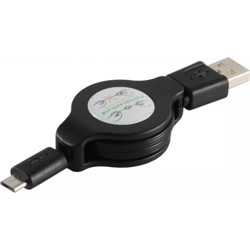 Kabel USB ShiverPeaks BS14-18001 1m USB A Micro-USB B czarny