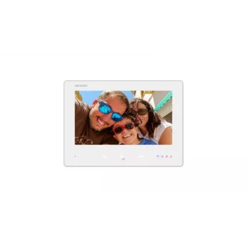 System wideodomofonu Hikvision DS-KH7300EY-WTE2/Biały 17,8 cm (7 inch)
