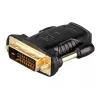 Goobay Adapter HDMI/DVI-D, gniazdo standardowe HDMI (Typ A) -> wtyk DVI-D (24+1) (68931)
