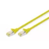 Kabel sieciowy Digitus CAT 6A S/FTP RJ-45 Cat6a 7 m żółty
