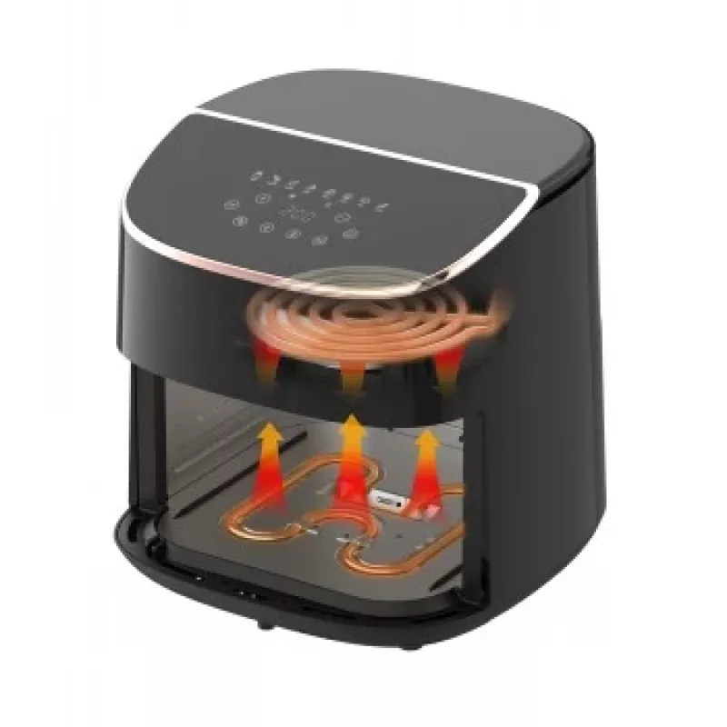 Wolnostojąca frytkownica powietrzna Wilfa Dualfry Split AFD-80SPLIT — pojemność 8 l, 1600 W