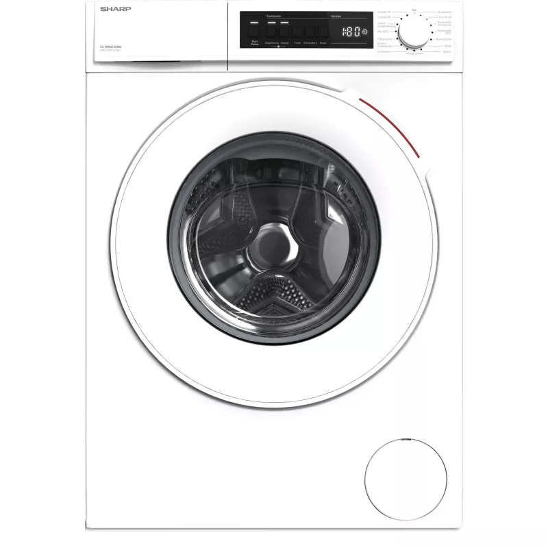 Sharp ES-NFW612CWB-DE pralka Front-load 6 kg 1200 RPM Biały
