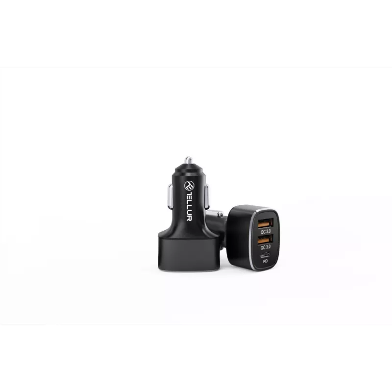 Ładowarka samochodowa Tellur FCC9 56W 9A — zasilacz USB do samochodu, łączna moc 56W, 9A maks.
