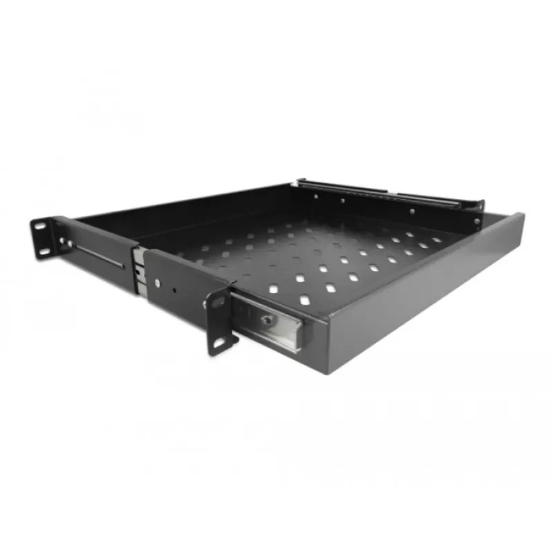 Delock - szuflada rack - Czarny - 1U - 48.3 cm (19)