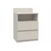 Top e shop Malwa Szafka nocna z 2 szufladami, 40×32×59 cm, wykończenie Kashmir